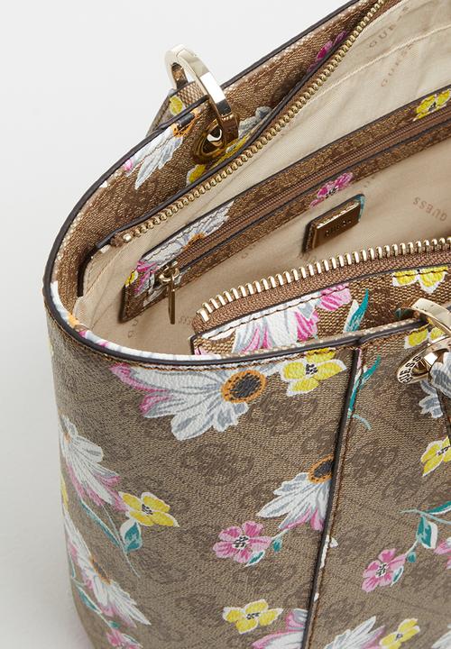 GUESS - Noelle small elite tote - brown 