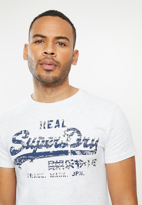 Superdry. - Vl infill tee - ice marl