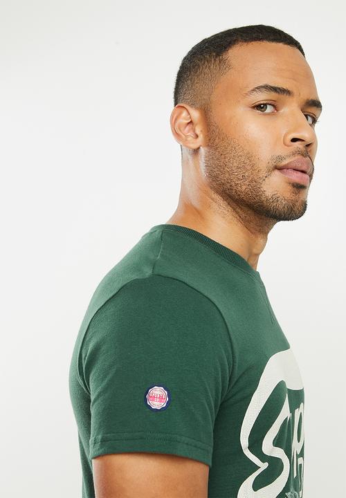 Superdry. - T&f classic tee - enamel green