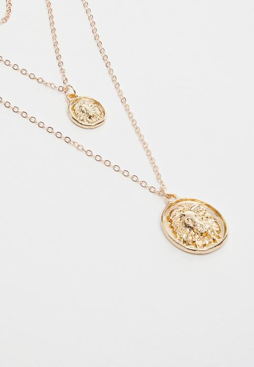 Superbalist - Layered disc necklace - gold