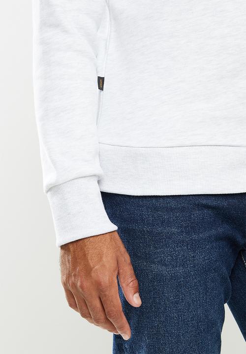 Superdry. - Vl infill crew sweat - ice marl
