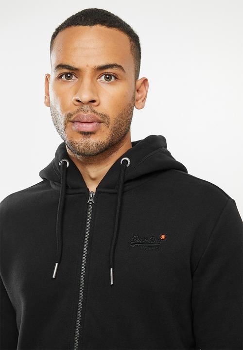 Superdry. - Ol classic ziphood - black