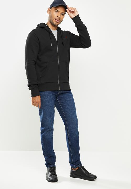 Superdry. - Ol classic ziphood - black