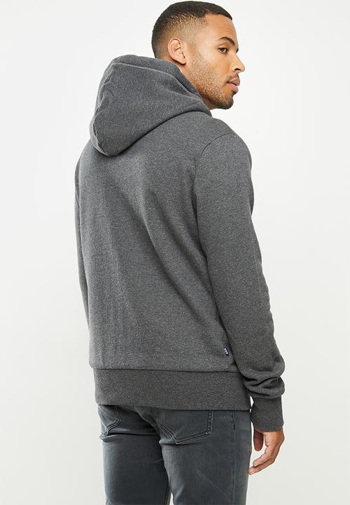 Superdry. - Ol classic ziphood - dark marl