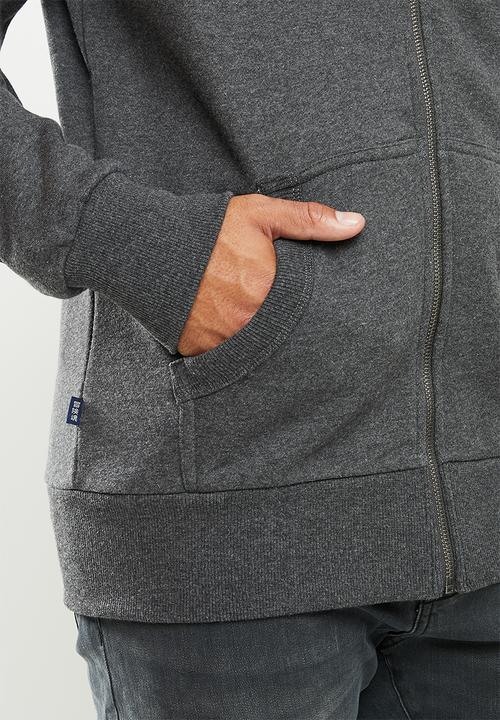 Superdry. - Ol classic ziphood - dark marl