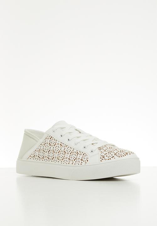ALDO - Stephanie sneaker - white & rose gold
