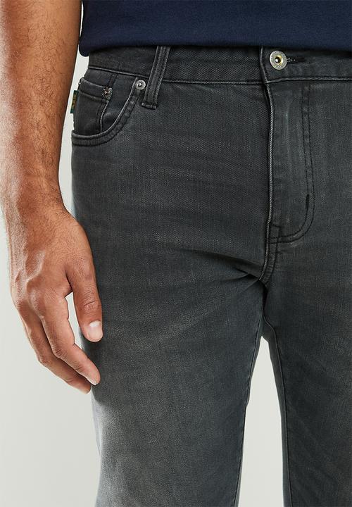 Superdry. - Slim jeans - portland washed black
