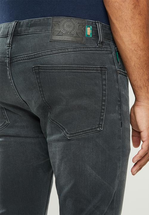 Superdry. - Slim jeans - portland washed black