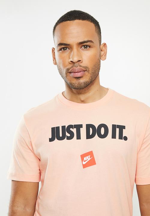 Nike - Nsw short sleeve tee jdi 12 - peach 