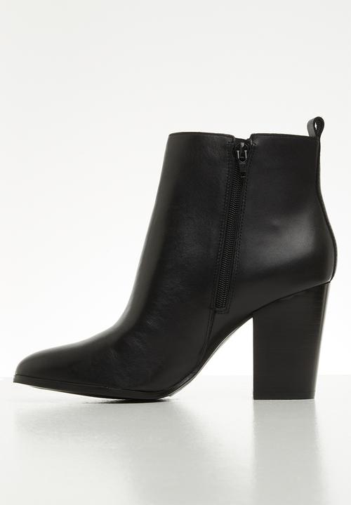 ALDO - Noemieflex leather boot - black