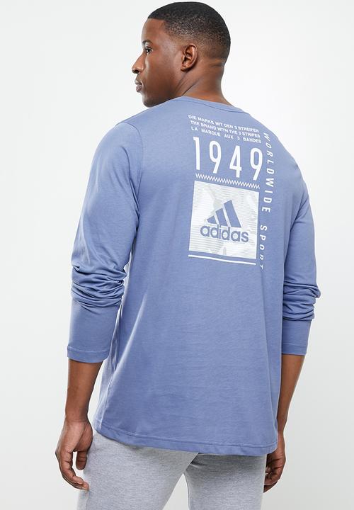 adidas Performance - Wws long sleeve t-shirt - blue