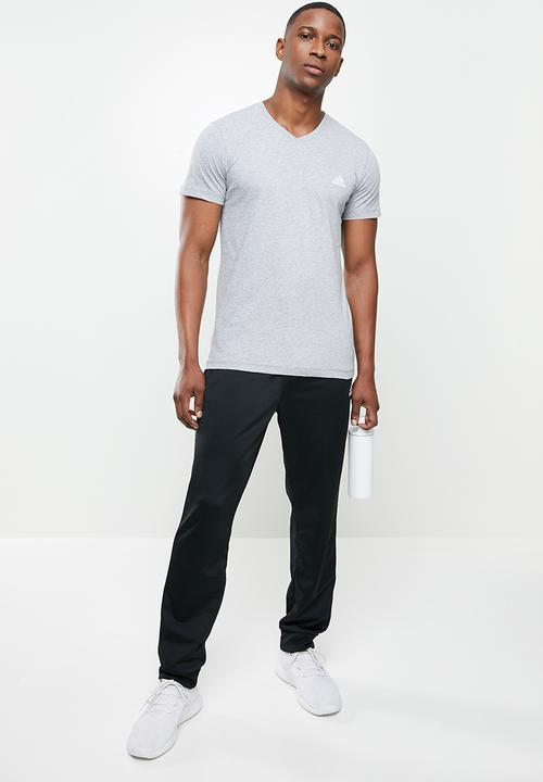 adidas Performance - V-neck t-shirt - grey