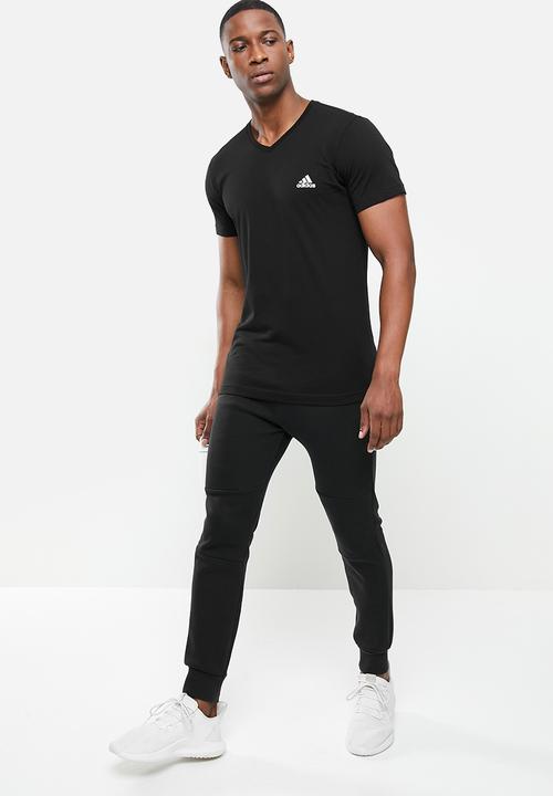 adidas Performance - V-neck t-shirt - black