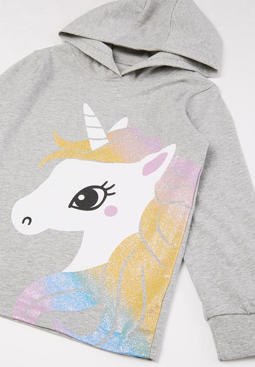 Pop Candy - Girls legging and hoodie set - grey & lilac