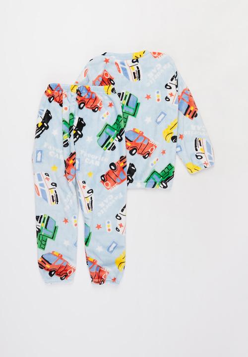 Pop Candy - Boys printed pj set - light blue