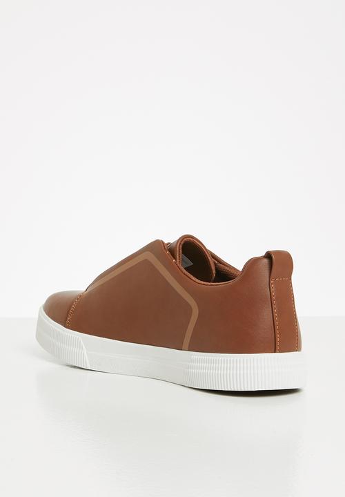 POLO - Harry gusset slip on sneaker - tan