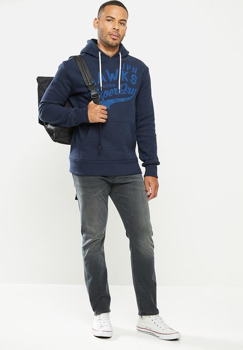 Superdry. - Rw classics hood - rich navy