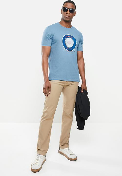 Ben Sherman - Drum target tee - blue