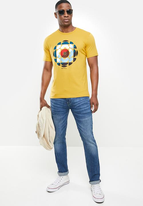 Ben Sherman - 1/4 target tee - dijon