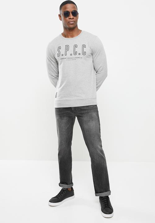 S.P.C.C - Rivera crew neck sweat - grey