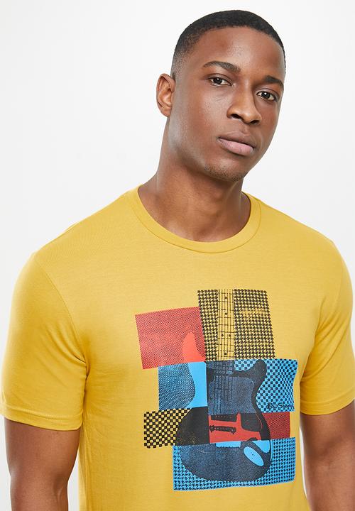 Ben Sherman - Crop guitar tee - dijon