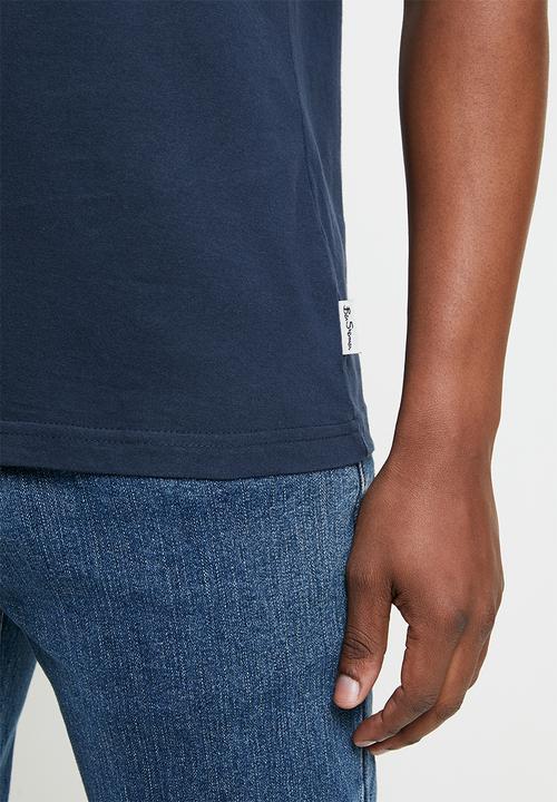 Ben Sherman - Spliced music tee - navy
