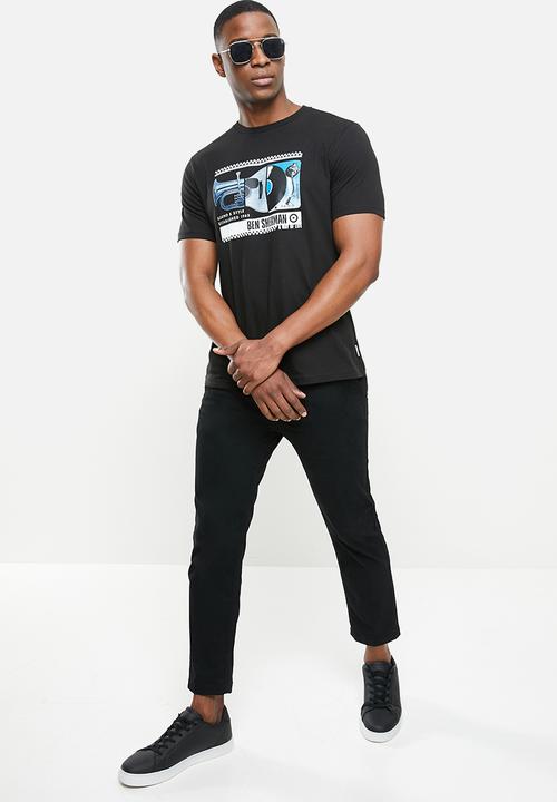 Ben Sherman - Spliced music tee - black