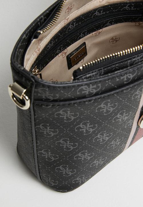GUESS - Noelle mini crossbody flap - brown