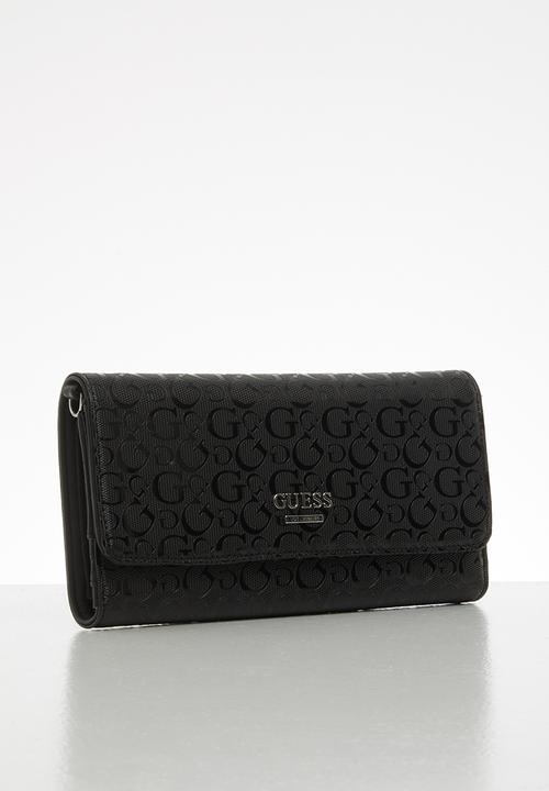 GUESS - Campos mini crossbody flap - black