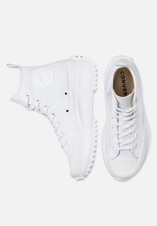 Converse - Run star hike platform all white hi - seasonal color