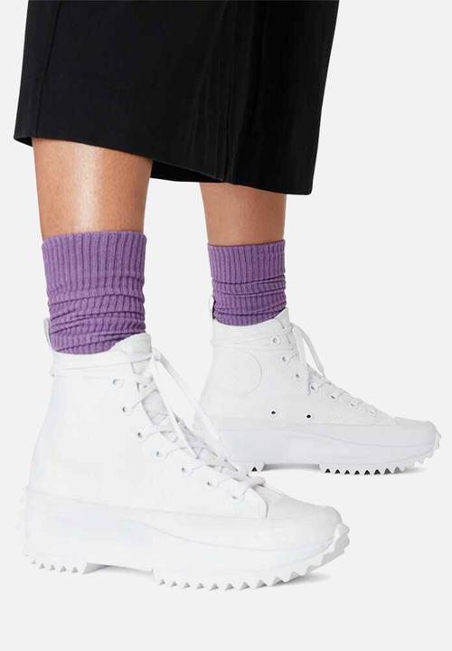 Converse - Run star hike platform all white hi - seasonal color