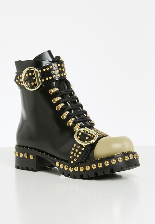 Jeffrey Campbell - Gustine-st - black & gold 