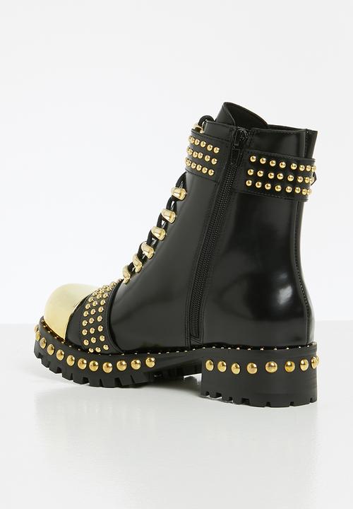 Jeffrey Campbell - Gustine-st - black & gold 