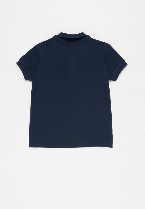 GUESS - Guess core embroidery golfer - blue