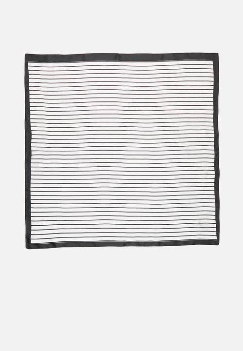 Superbalist - Monochrome neckerchief - black & white