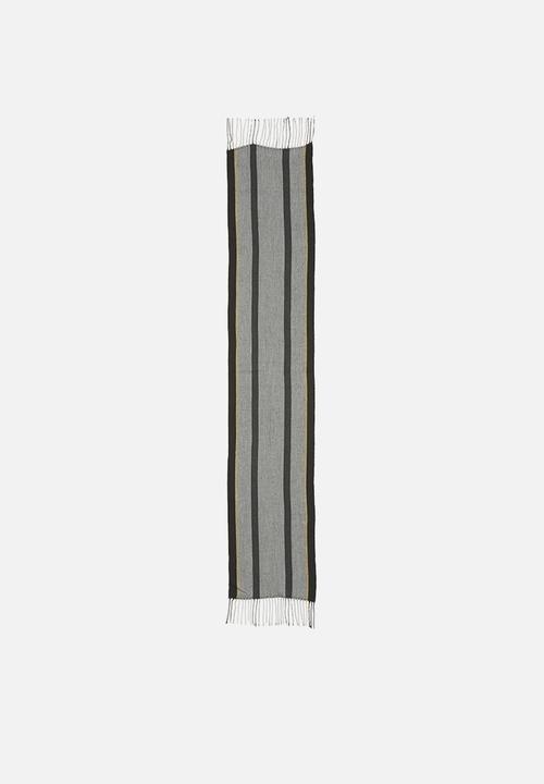 Superbalist - Knitted fringed scarf - multi