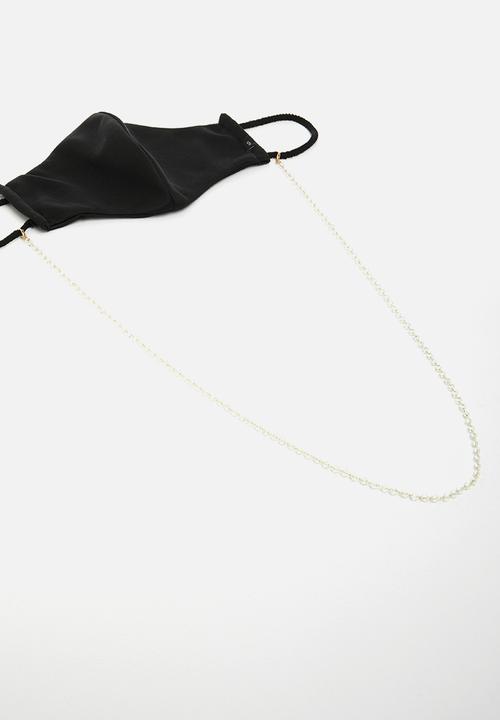 Superbalist - Beaded mask chain - clear