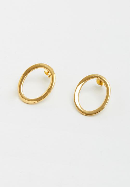 Lorne - Ovals earring - gold