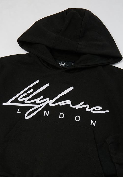 Lilylane - Devin printed hoodie - black