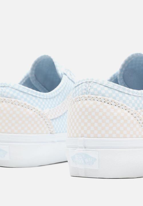 Vans - Ua old skool tapered - (pastel checkerboard) ballad blue/sin-linever peony