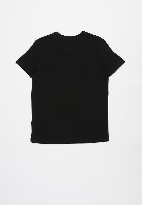POLO - Boys logan cut & sew short sleeve tee - black