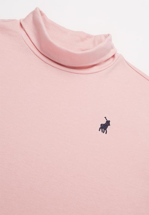 POLO - Girls chloe long sleeve polo neck - pink