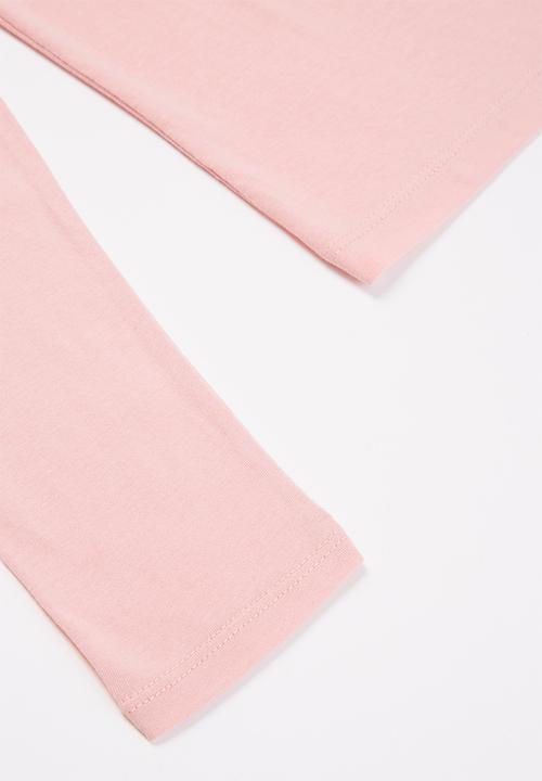 POLO - Girls chloe long sleeve polo neck - pink