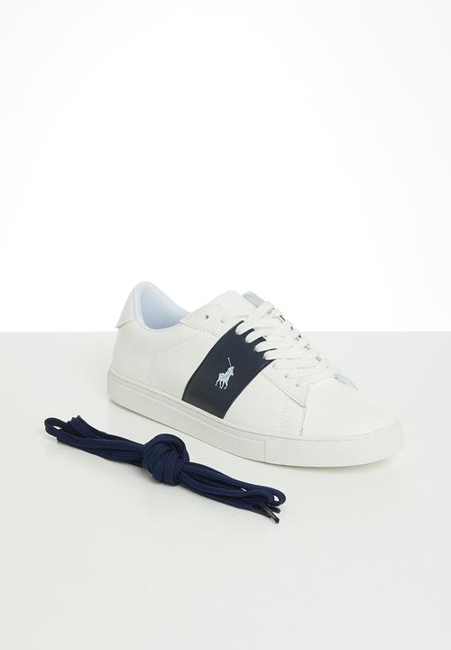 POLO - Giselle side flash sneaker - navy & white