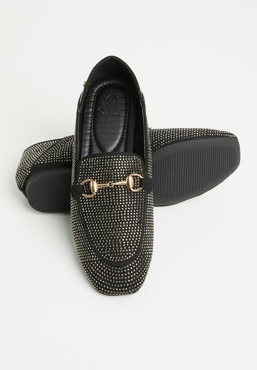 POLO - Cleo gem loafer - black