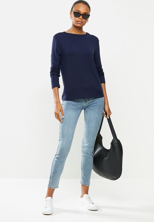 POLO - Toronto long sleeve basic t-shirt - navy