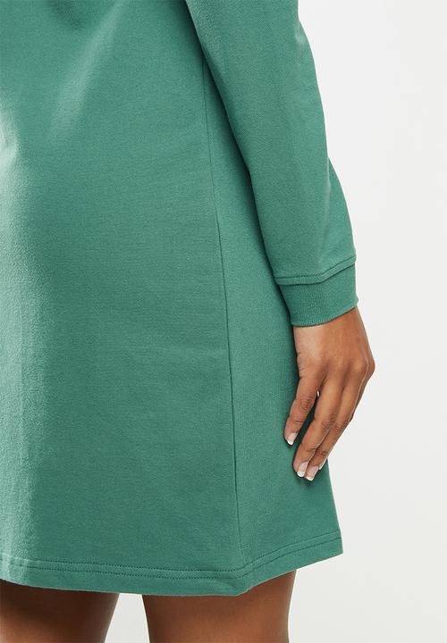 POLO - Kathy long sleeve stretch golfer dress - teal
