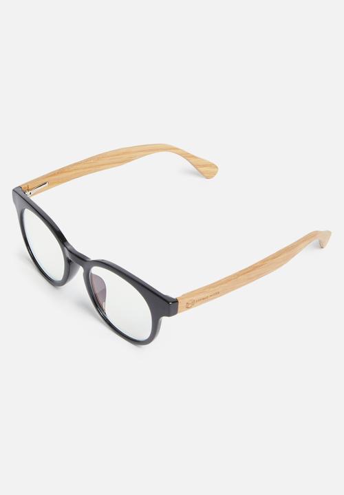 Sophie Moda - Reading glasses bamboo collection - black & brown