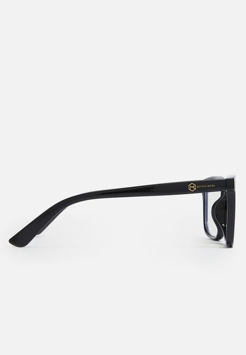 Sophie Moda - Anti-blue light classic colourful fashion - black