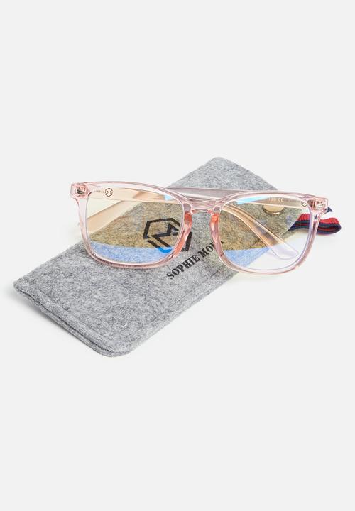 Sophie Moda - Anti-blue light classic colourful fashion - light pink